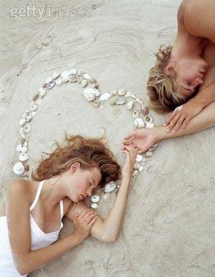 La plage, et l'amour............