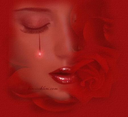 Una lacrima................